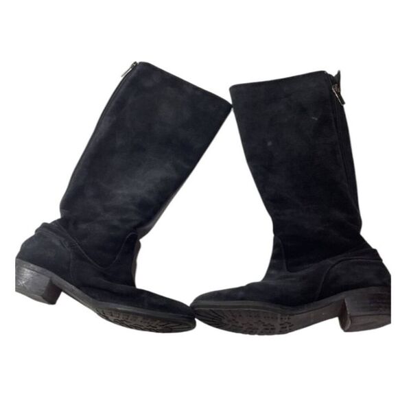 Aquatalia Sue Knee High Boots Black‎ Leather Women’s Size 7 - Picture 1 of 12
